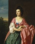 John Singleton Copley Mrs. Sylvester Gardiner, nee Abigail Pickman, formerly Mrs. William Eppes USA oil painting artist
